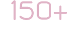 150+ Unique Organizations